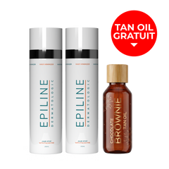 2 x Epiline 250ml + Chocolate Brownie Tan Oil Gratuit
