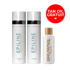 2 x Epiline 250ml + Brownie Tan Oil Gratuit