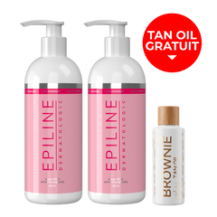 2 x Epiline 500ml + Brownie Tan Oil Gratuit