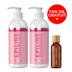 2 x Epiline 500ml + Chocolate Brownie Tan Oil Gratuit