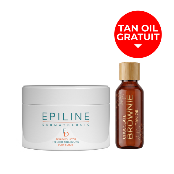 Epiline Scrub + Chocolate Brownie Tan Oil Gratuit