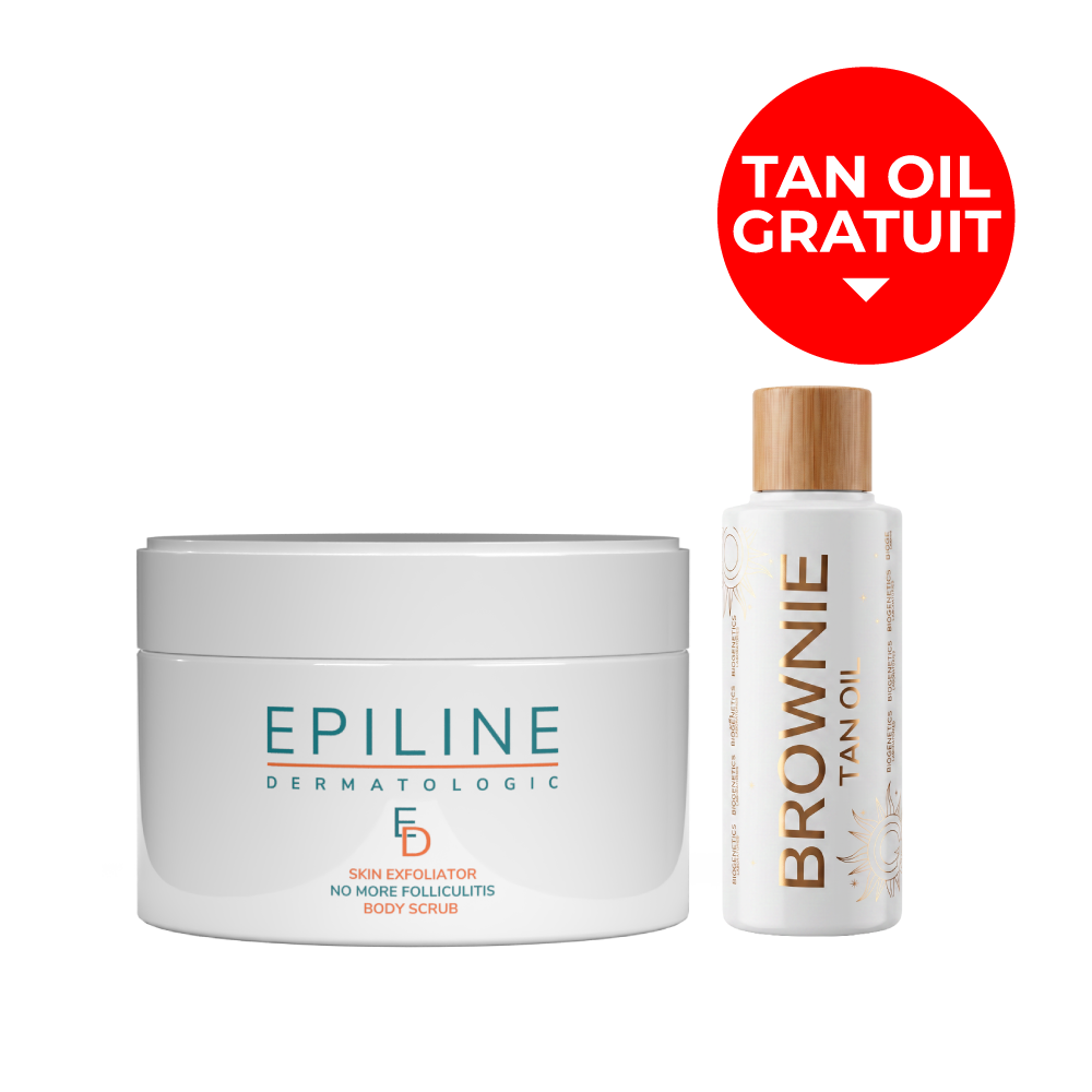 Epiline Scrub + Brownie Tan Oil Gratuit