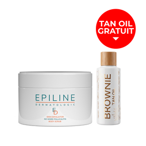 Epiline Scrub + Brownie Tan Oil Gratuit
